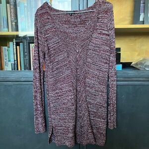 2/$20 Long Red Sweater
